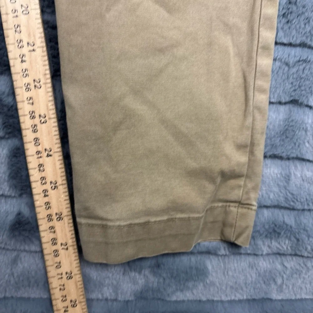 Banana Republic Mason Chino Mens 33x30 Tan Khaki Athletic Tapered Stretch Pants